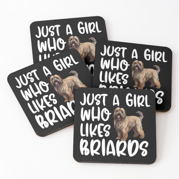 Item preview, Just A Girl Who Likes Briards designed and sold by TheAnimalZ00.