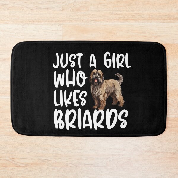 Item preview, Just A Girl Who Likes Briards designed and sold by TheAnimalZ00.