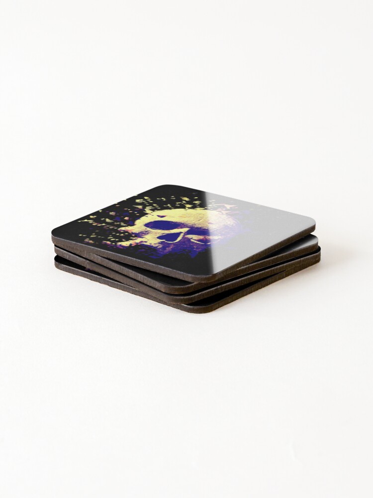Thumbnail 4 of 5, Coasters (Set of 4), Death designed and sold by RoxanneG.