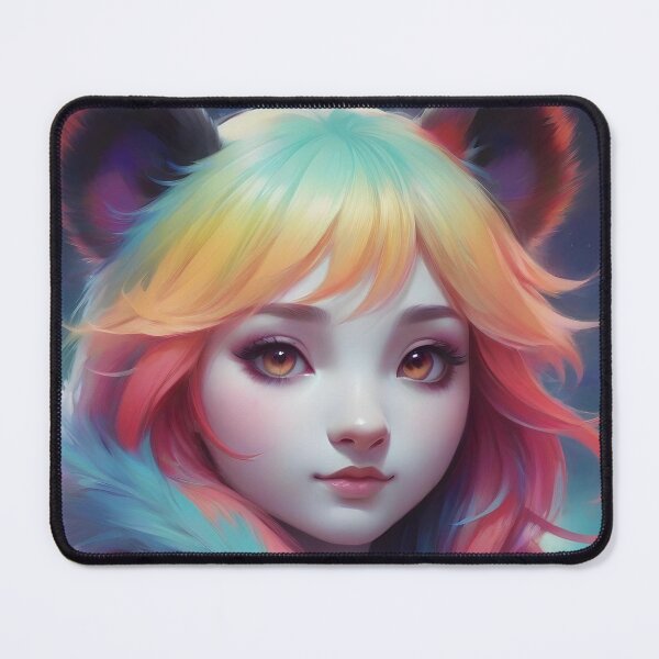 Item preview, Viking panda bear woman art in watercolor designed and sold by pixelartestudio.