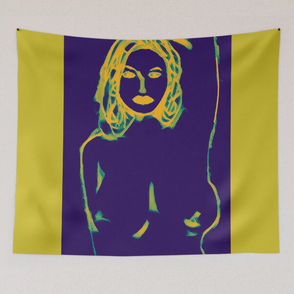 Item preview, Erotic art, minimalist digital painting of female nude. designed and sold by pulchritude560.