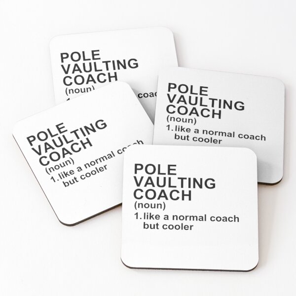 Item preview, Pole Vaulting Coach Definition - Like A Normal Coach But Cooler designed and sold by GymWearDepot.