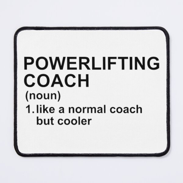 Artikelvorschau, Powerlifting-Trainer-Definition – Wie ein normaler Trainer, aber cooler entworfen und verkauft von GymWearDepot.