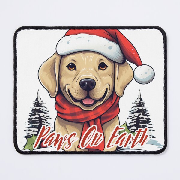 Item preview, Paws on Earth: Peace On Earth Yellow Lab Christmas designed and sold by Fantasy Masterpiece.
