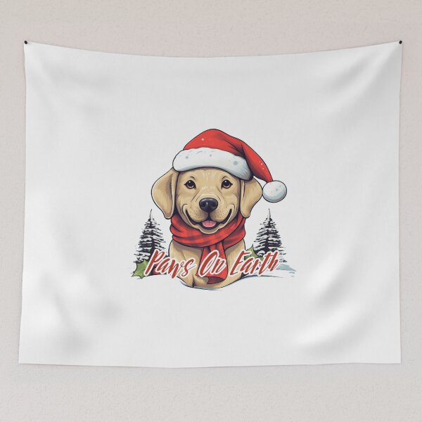 Item preview, Paws on Earth: Peace On Earth Yellow Lab Christmas designed and sold by Fantasy Masterpiece.