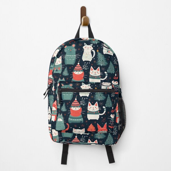 Item preview, Merry Catmas Seamless Pattern designed and sold by MeawExoplanet.