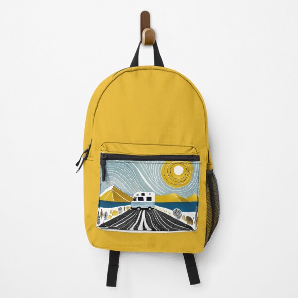 Item preview, A motor home on an abstract colorful road designed and sold by uliklo.