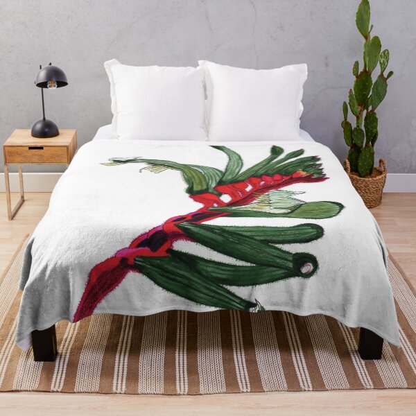Item preview, Kangaroo Paw flower Australian Red Green designed and sold by blueidesign.