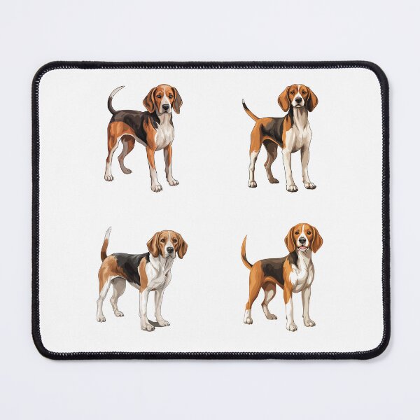 Item preview, Cute English Foxhound Dogs designed and sold by TheAnimalZ00.
