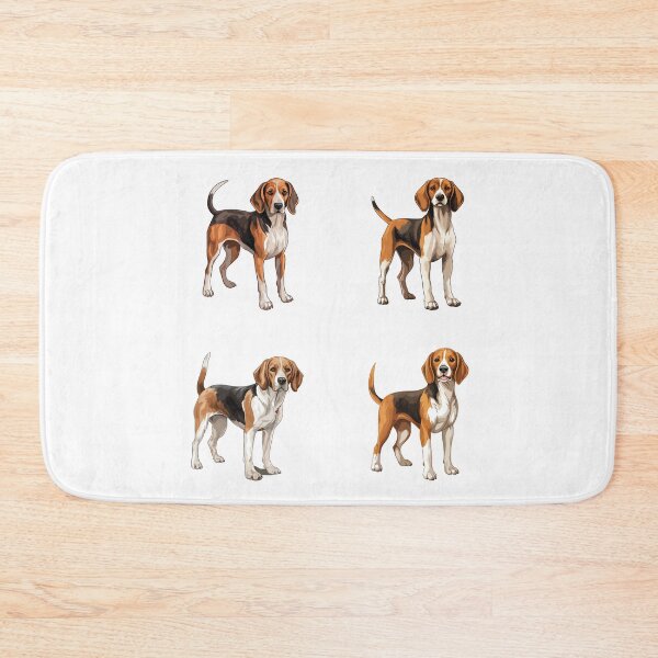 Item preview, Cute English Foxhound Dogs designed and sold by TheAnimalZ00.