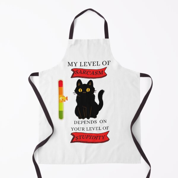Item preview, My Level OF Sarcasm Depends Your Level OF Stupidity Cat Funny Gift designed and sold by Wiss2Arts.