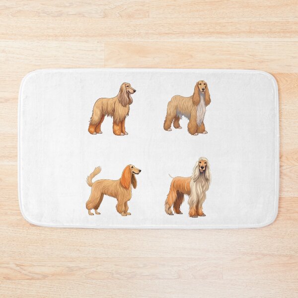 Item preview, Cute Afghan Hound Dogs designed and sold by TheAnimalZ00.