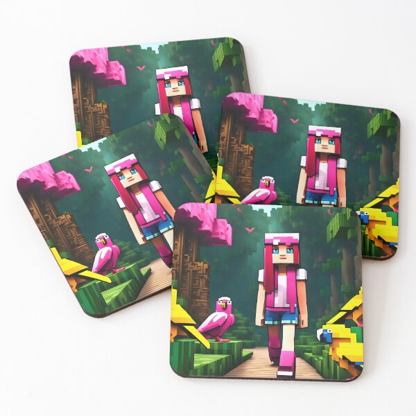 Item preview, Girl Walking In Parrot Jungle designed and sold by PlanetMarker.