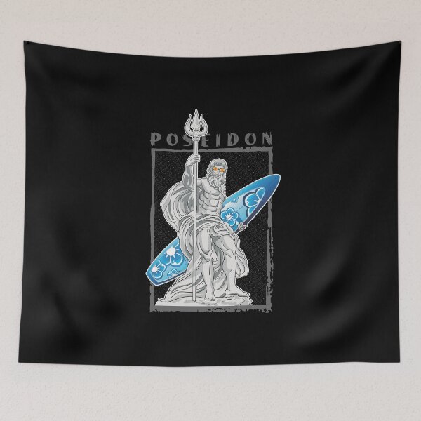 Item preview, Deus do Surf Poseidon designed and sold by pjcriativo.