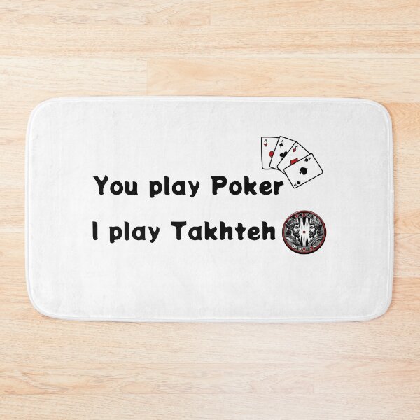 Item preview, takhteh and poker - Persian (iran) design designed and sold by Persian Pride Official.