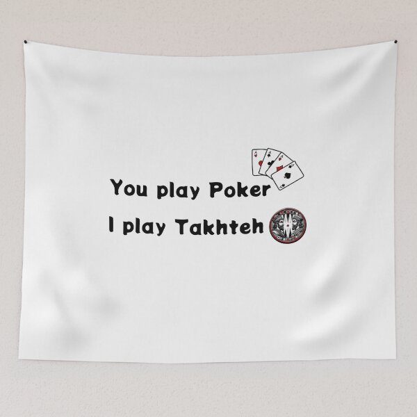 Item preview, takhteh and poker - Persian (iran) design designed and sold by Persian Pride Official.