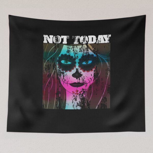 Item preview, Not Today Funny Sayings Christian designed and sold by Delpieroo.