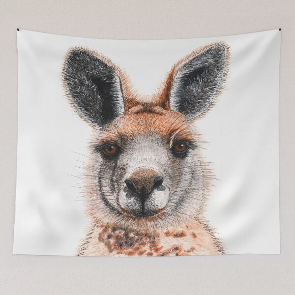Item preview, Kangaroo Australian Animal Native Fauna designed and sold by blueidesign.