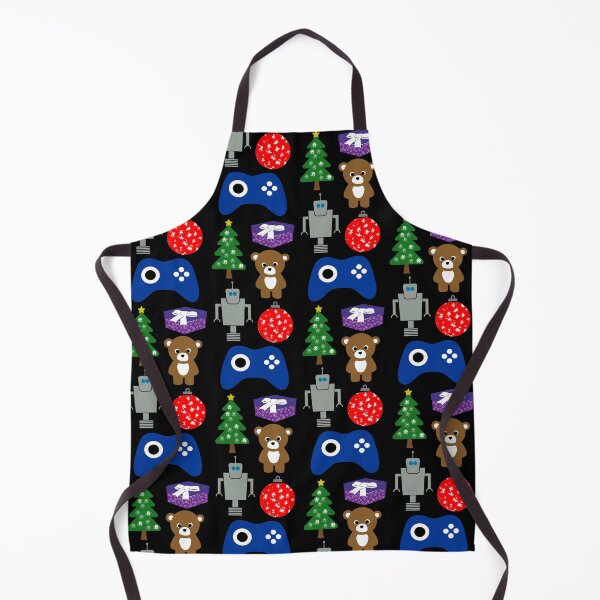 Item preview, Christmas Gifts Pattern with Teddy Bear and Robot designed and sold by thejblock.
