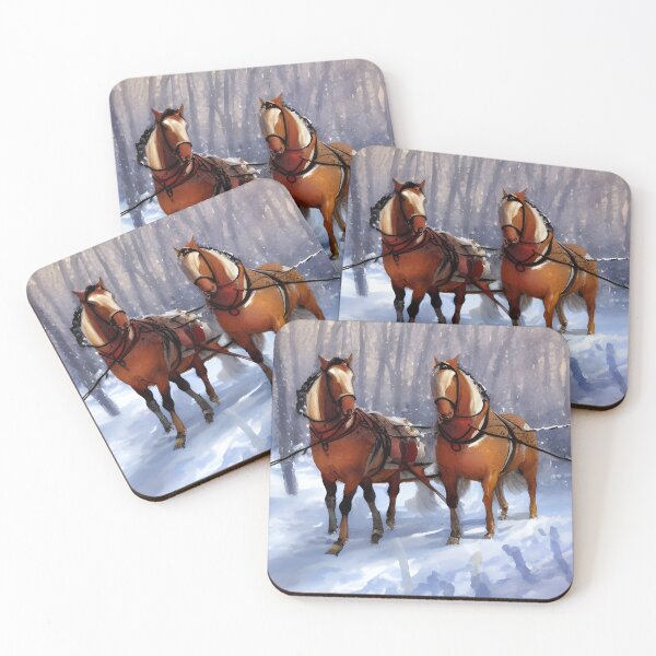 Item preview, A Working Horse Team designed and sold by Paw's Arts.