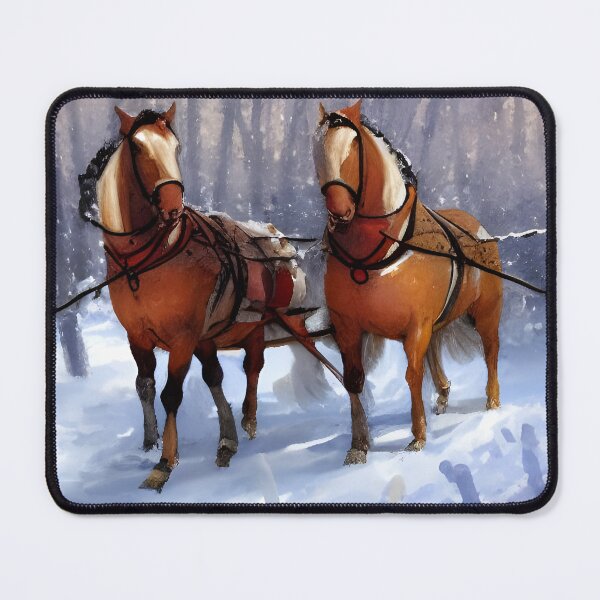 Item preview, A Working Horse Team designed and sold by Paw's Arts.