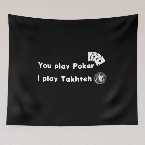 Item preview, takhteh and poker - Persian (iran) design designed and sold by Persian Pride Official.