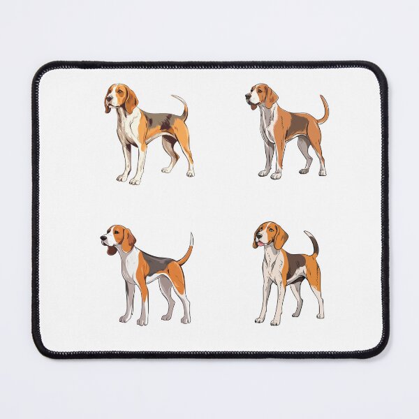 Item preview, Cute American Foxhound Dogs designed and sold by TheAnimalZ00.