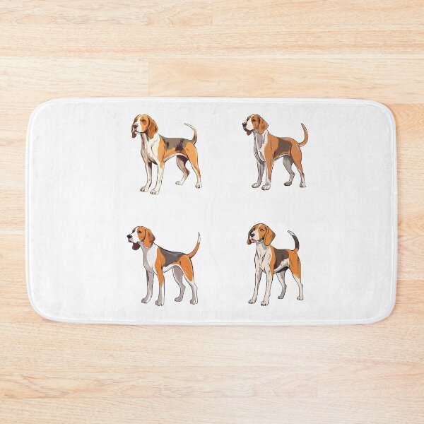 Item preview, Cute American Foxhound Dogs designed and sold by TheAnimalZ00.