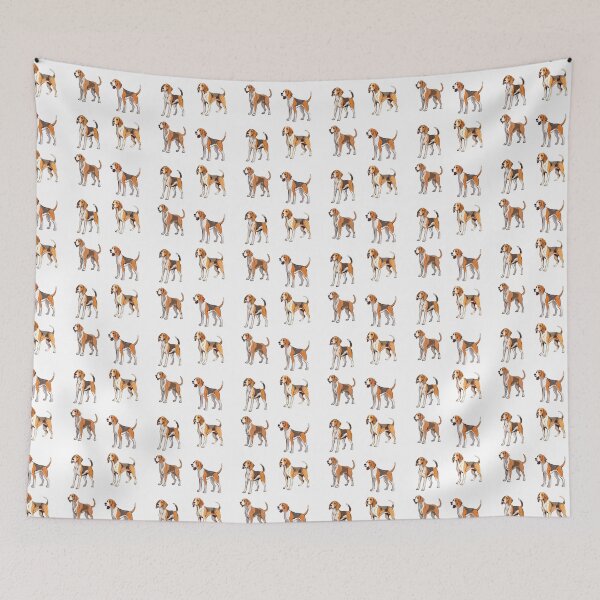 Item preview, Cute American Foxhound Dogs designed and sold by TheAnimalZ00.