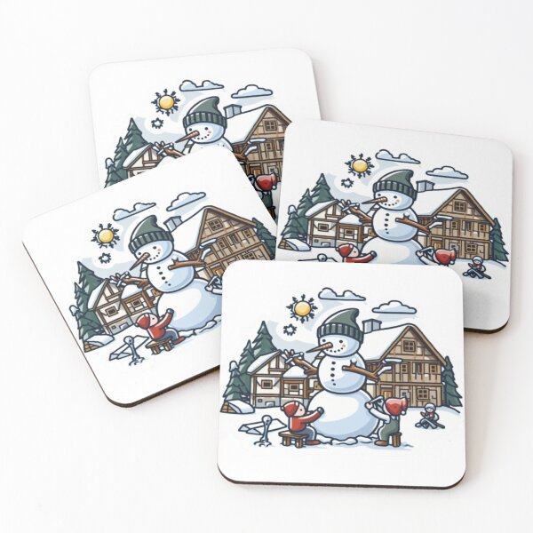 Item preview, Kids building a snowman designed and sold by ecupirate99.