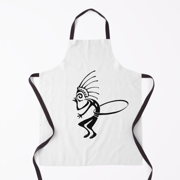 Item preview, Kokopelli hula hoop black designed and sold by nogamax.
