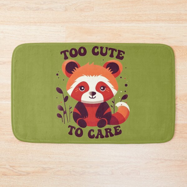 Item preview, Too Cute To Care Kawaii Vintage Red Panda designed and sold by GVRDesign.