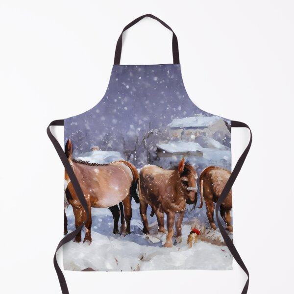 Item preview, Donkeys In The Snow designed and sold by Paw's Arts.