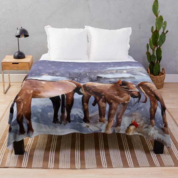 Item preview, Donkeys In The Snow designed and sold by Paw's Arts.
