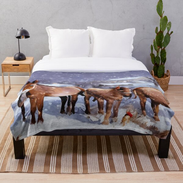 Item preview, burros en la nieve designed and sold by Paw's Arts.