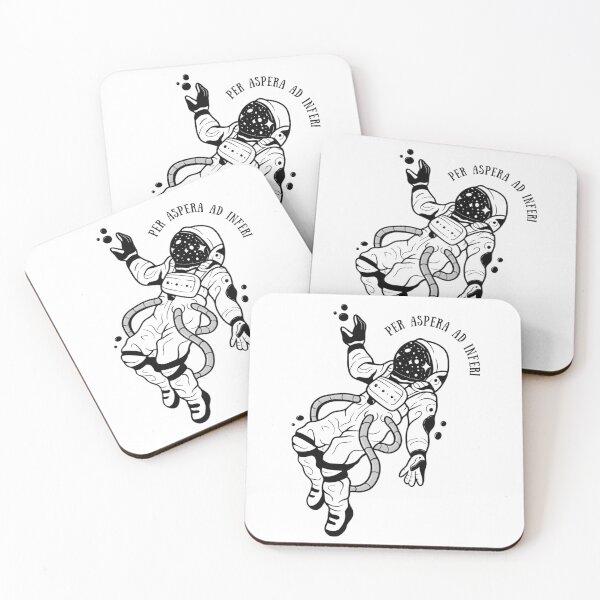 Item preview, Per Aspera Ad Inferi - Spaceman Design designed and sold by CharlottesArtz.