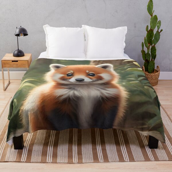 Item preview, Red panda in nature designed and sold by pixelartestudio.