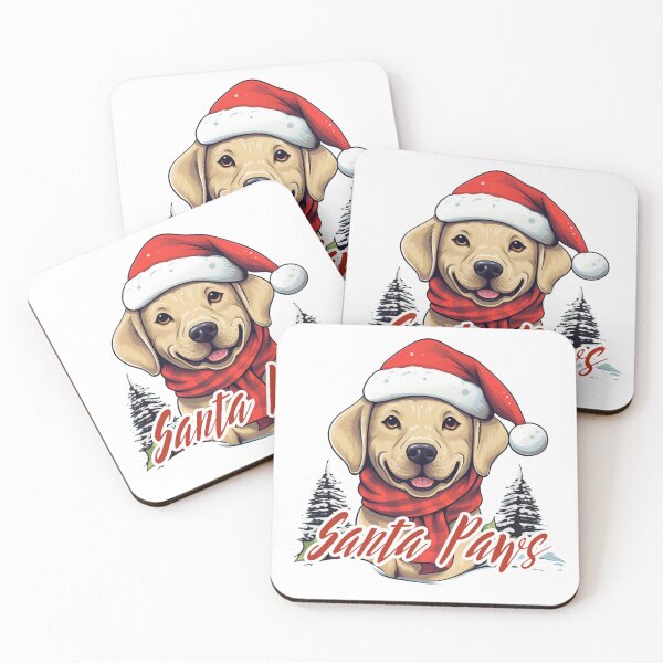 Item preview, Santa Paws: Yellow Lab's Christmas Cheer designed and sold by Fantasy Masterpiece.