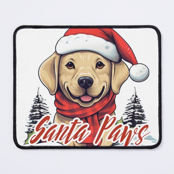 Item preview, Santa Paws: Yellow Lab's Christmas Cheer designed and sold by Fantasy Masterpiece.
