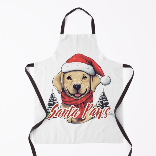 Item preview, Santa Paws: Yellow Lab's Christmas Cheer designed and sold by Fantasy Masterpiece.