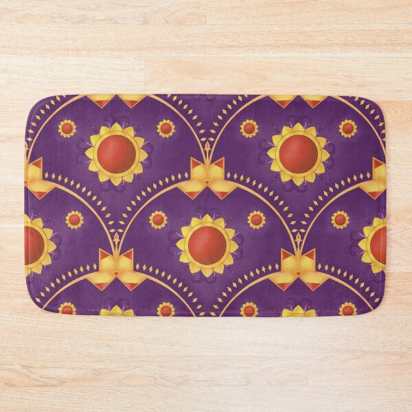 Item preview, Gerudo Radiant Shield Inspired Seamless Repeating Pattern designed and sold by VibeFae.