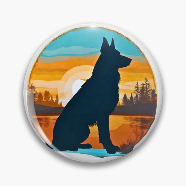 Item preview, German Shepherd Vintage Sunset designed and sold by Fredster1966.