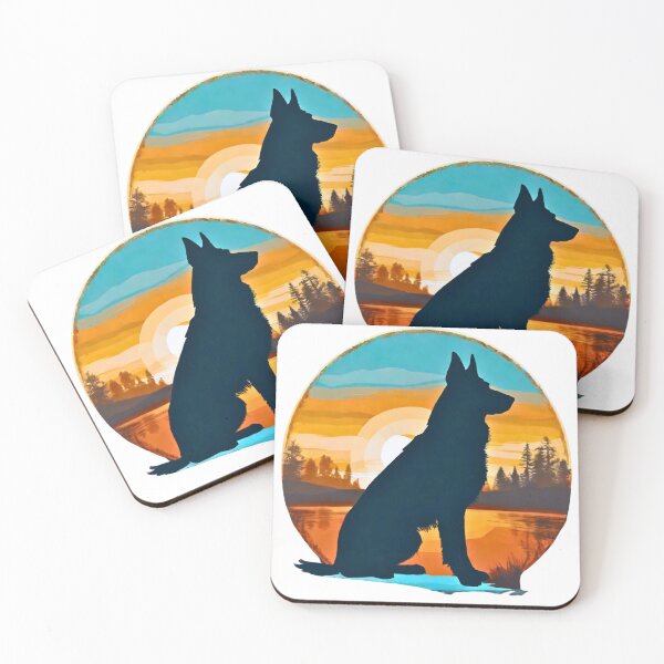 Item preview, German Shepherd Vintage Sunset designed and sold by Fredster1966.