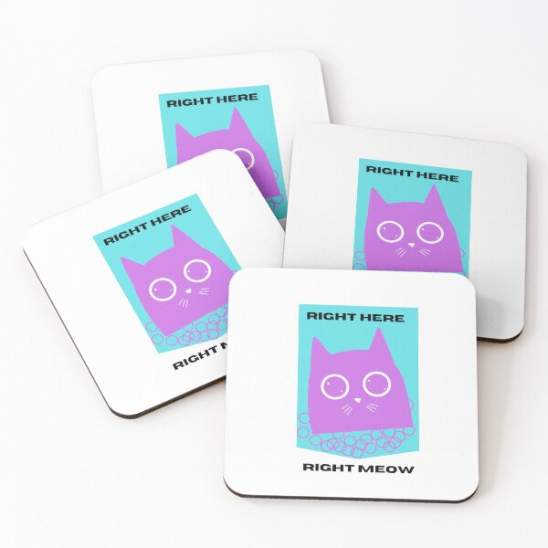Item preview, Right Here, Right Meow designed and sold by WideStride.