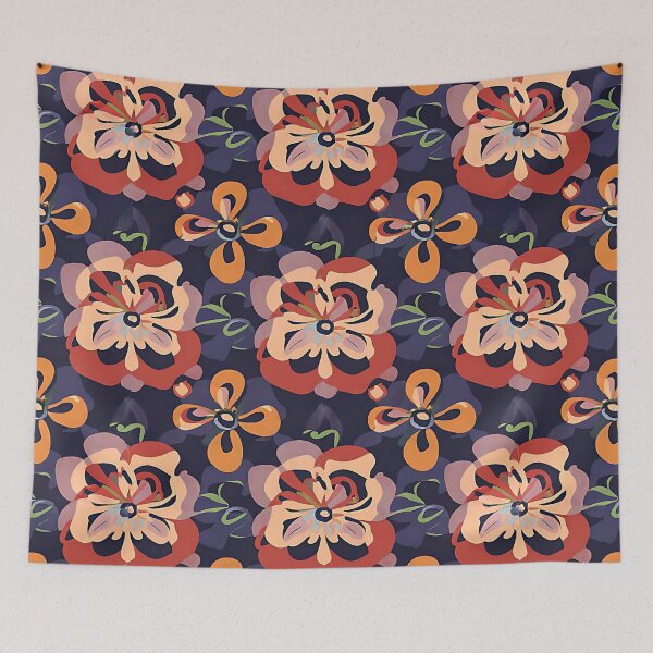 Item preview, Cute Bear Flower Pattern designed and sold by EasyPrints337.
