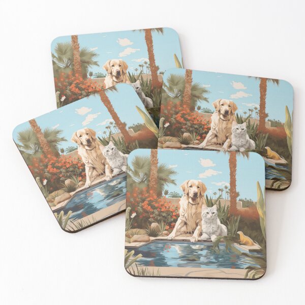 Item preview, Dogs and cats are friends designed and sold by hola-zzoi.