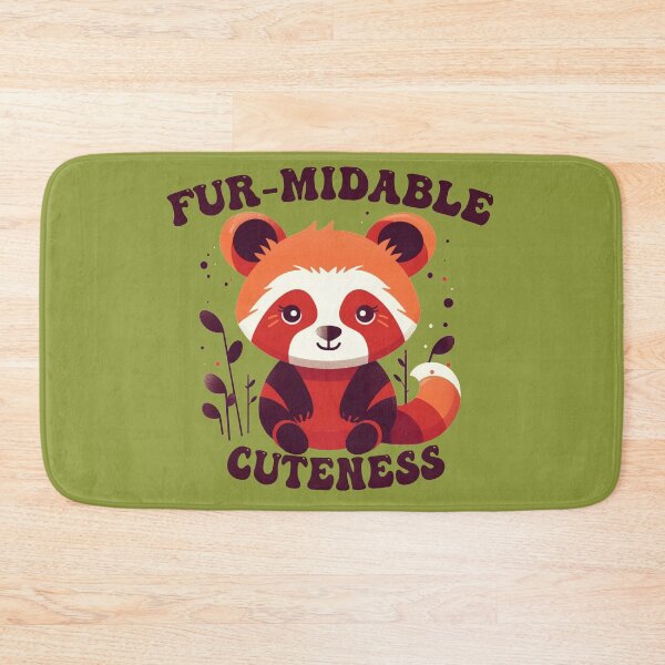Item preview, Fur-midable Cuteness Red Panda Kawaii 1960s Vintage  designed and sold by GVRDesign.