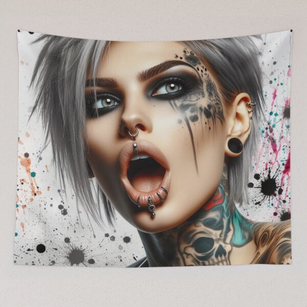 Item preview, HOT PUNK GIRL designed and sold by SCOTTYBOYART.