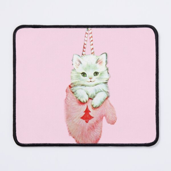 Item preview, Coquette Vintage Christmas Cat designed and sold by Pixiedrop.