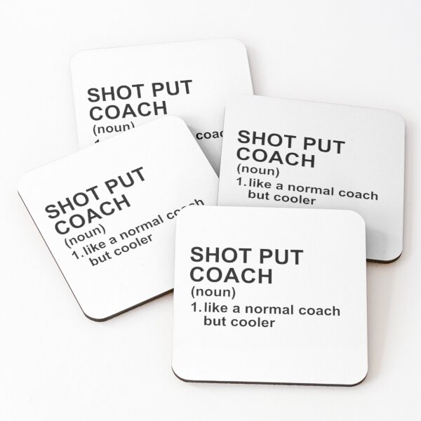 Item preview, Shot Put Coach Definition - Like A Normal Coach But Cooler designed and sold by GymWearDepot.